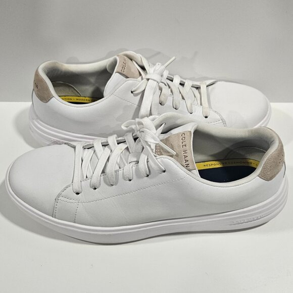 Cole Haan GrandPro Rally White Leather Sneakers Men’s 11.5 - Picture 3 of 9